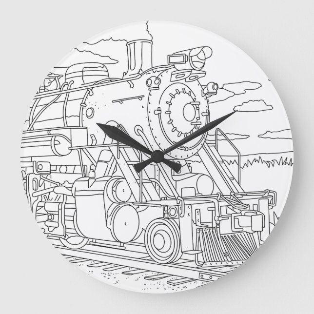 Train Wall Clocks (Front)