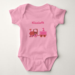 train with age girl baby bodysuit