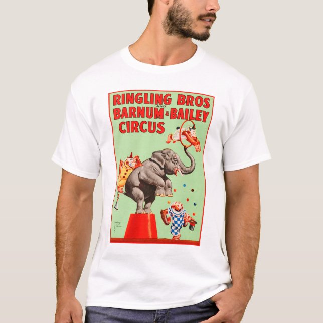 TRAINED ANIMALS Ringling Bros Barnum Bailey Circus T-Shirt (Front)