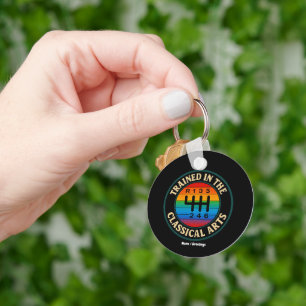 Trained in The Classical Arts Manual Transmission  Key Ring
