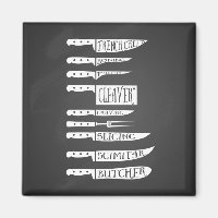 trainee chef cook recipe knives butcher meat cuts