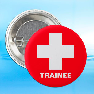 Trainee Nurse & First Aid doctor, Medic 3 Cm Round Badge