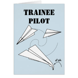 Trainee Pilot, Air Cadet, Paper Aeroplane