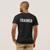 Trainer Coach Bella+Canvas Short Sleeve Mens T-Shirt (Back Full)