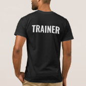 Trainer Coach Bella+Canvas Short Sleeve Mens T-Shirt (Back)