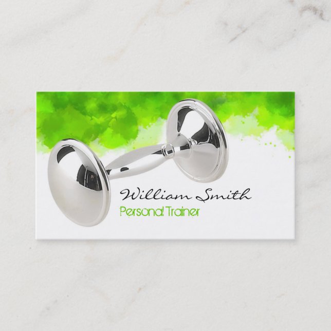 Trainer personnel business card (Front)