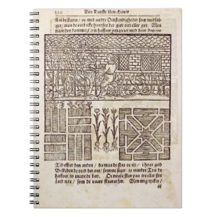 Training and Planting in the garden, from 'The Dut Spiral Notebook