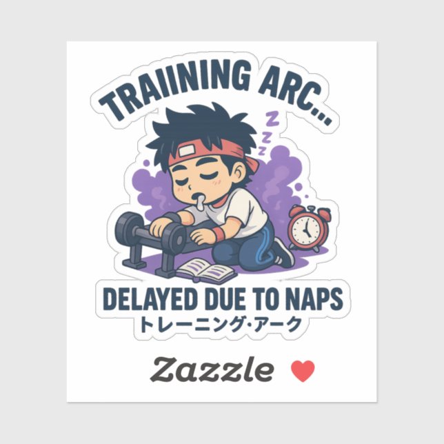 Training arc… delayed due to naps. (Sheet)