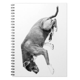 Training Buddy—Pitbull Mix Notes Notebook