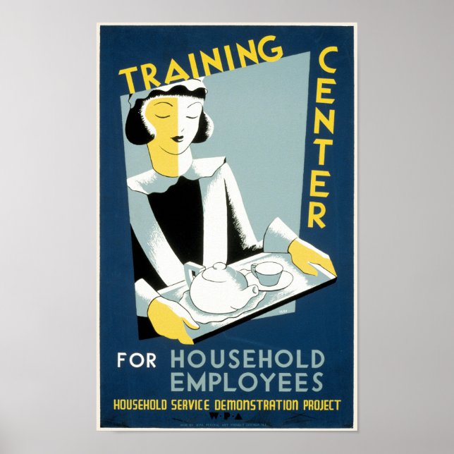 Training Center For Household Employees Poster (Front)