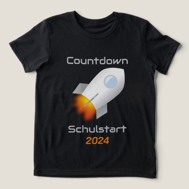 Training - Countdown School Launch - Rocket 1 | Tri-Blend Shirt (Design Front)