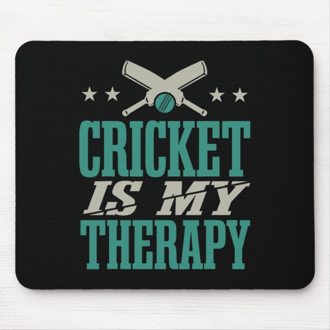 Training Cricket Player Cricket  Mouse Pad (Front)