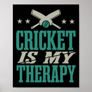 Training Cricket Player Cricket Poster