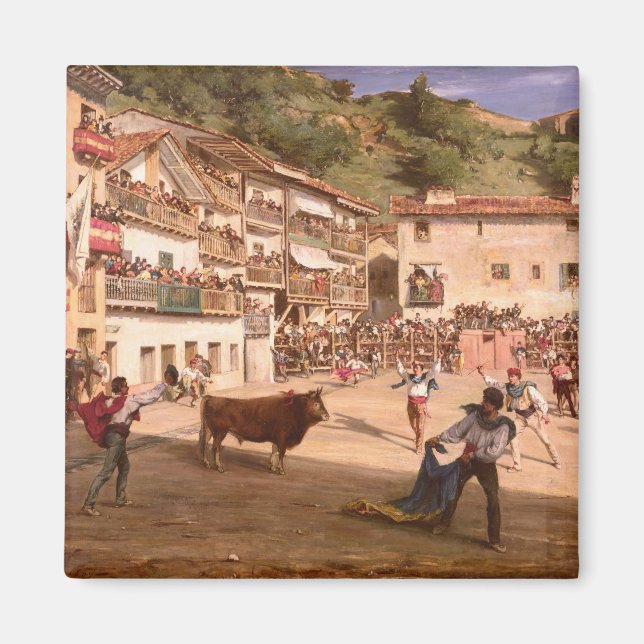 Training Fight in Biscay, 1869 Magnet (Front)