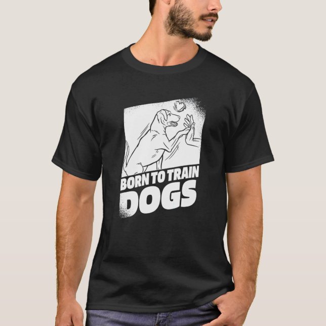 Training High Five Animal Behaviorist  Dog Trainer T-Shirt (Front)