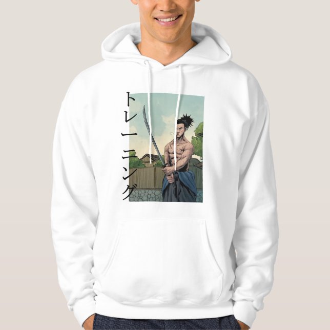 "TRAINING SAN" - by DANYE Hoodie (Front)