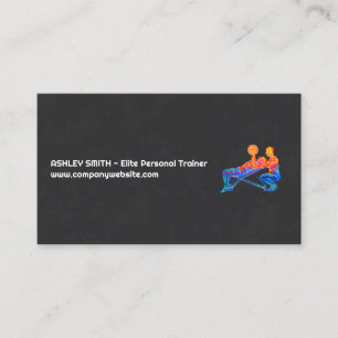Training Session Fitness Business Card