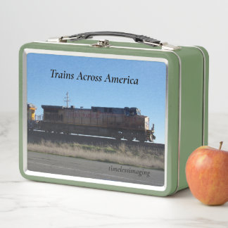 Trains Across America Lunch Box for kids.