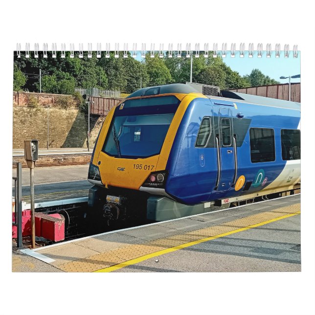 Trains and the stations calendar (Cover)