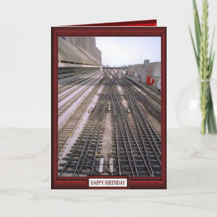 Trains and tracks -The rail ahead Card