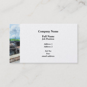 Trains - Old Locomotive Business Card