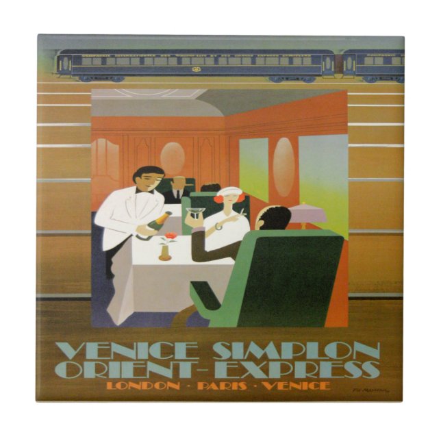 Trains, Orient Express, Tile (Front)