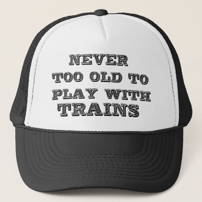 Trains Trucker Hat (Front)