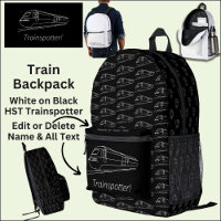 Trainspotter HST Railfan UK Railway Fan Enthusiast