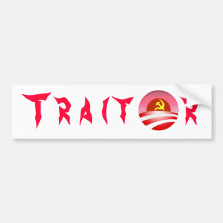 Traitor Bumper Sticker
