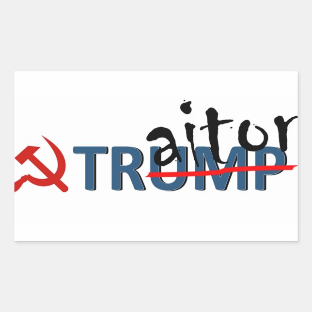 Traitor Trump sticker (Front)