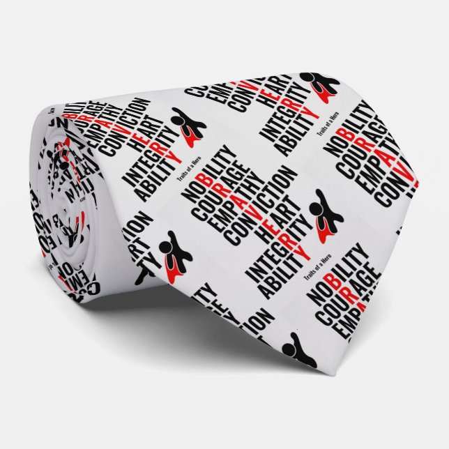 Traits of a Hero Tie (Rolled)