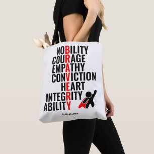 Traits of a Hero Tote Bag