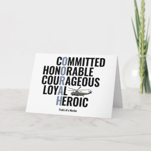 Traits of a Marine Card