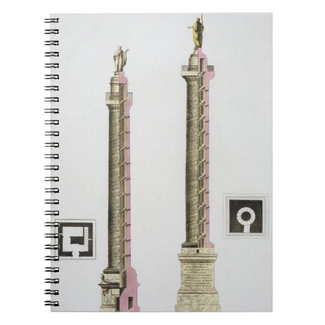 Trajan's column, Rome, from 'Le Costume Ancien et Spiral Notebook (Front)