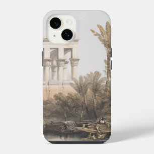 Trajan's Kiosk, hypaethral Temple at Philae Egypt iPhone 14 Case