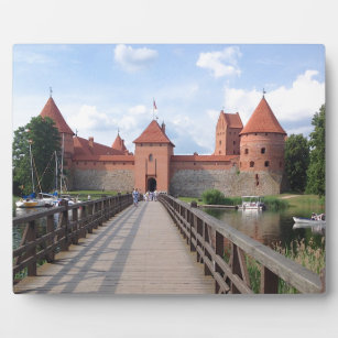 Trakai Island Castle - LITHUANIA --- Plaque