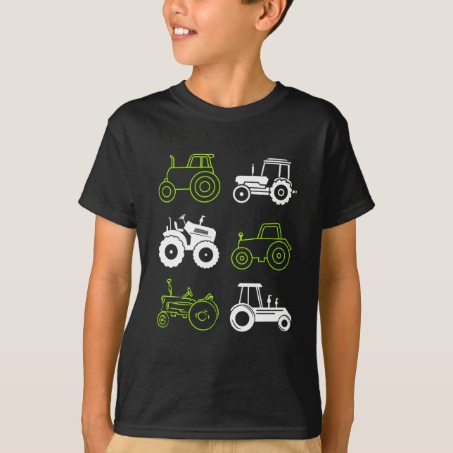 Traktor Trekker farmer Bauer Acker farmer Gesc T-Shirt (Front)