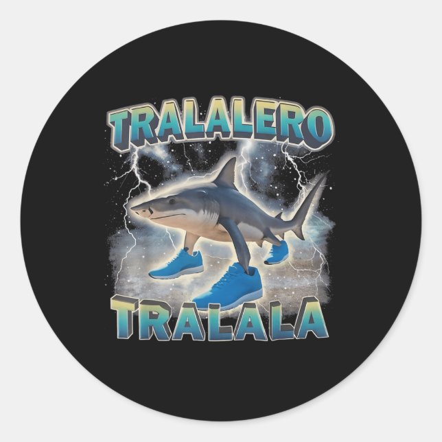 Tralalero Tralala  Classic Round Sticker (Front)