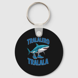 Tralalero Tralala Funny Italian Brainrot Toddlers  Key Ring