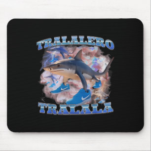 Tralalero Tralala Funny Meme Italian Brainrot Gen  Mouse Pad