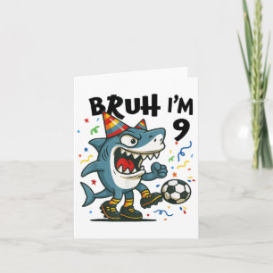 Tralalero Tralala Italian Brainrot Boy Soccer 9th  Card