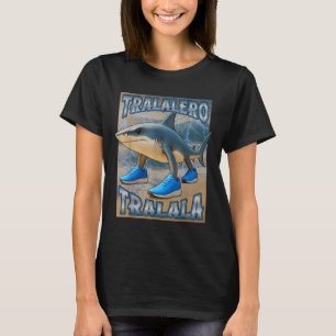Tralalero Tralala Italian Brainrot Meme Birthday F T-Shirt