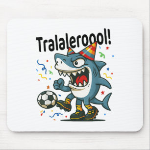 Tralalero Tralala Italian Brainrot Soccer Birthday Mouse Pad