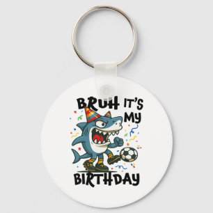 Tralalero Tralala Italian Brainrot Soccer Player B Key Ring