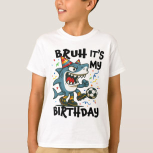 Tralalero Tralala Italian Brainrot Soccer Player B T-Shirt