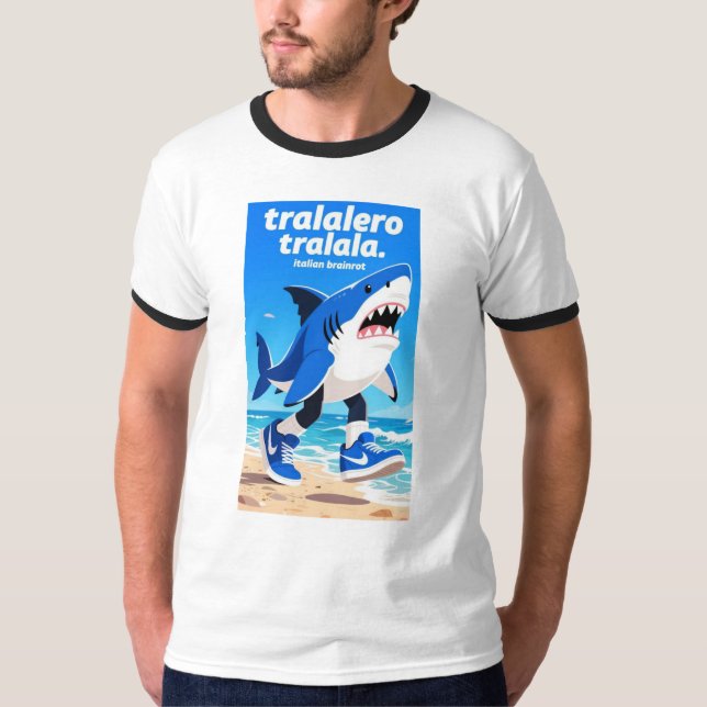 tralalero tralala "italian brainrot"  T-Shirt (Front)