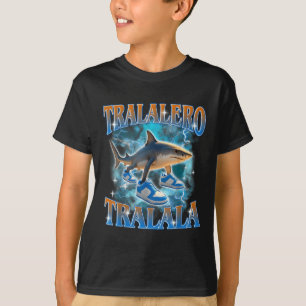 Tralalero Tralala Shark Meme Bootle  T-Shirt