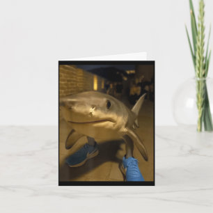 Tralalero tralala shark meme card