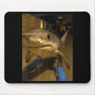 Tralalero tralala shark meme mouse pad