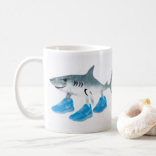 Tralalero Tralala Stamp Illustration Coffee Mug